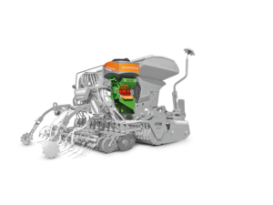GreenDrill catch crop seeder box