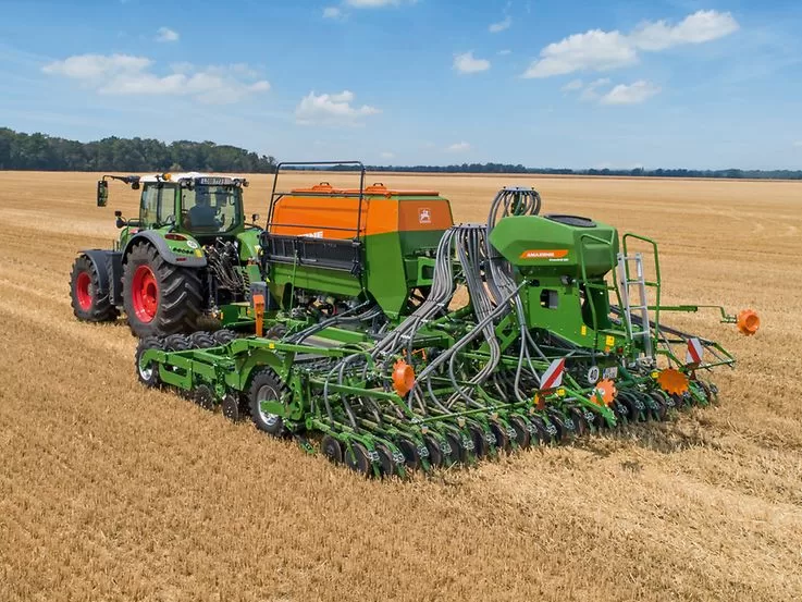 Pneumatic seed drills